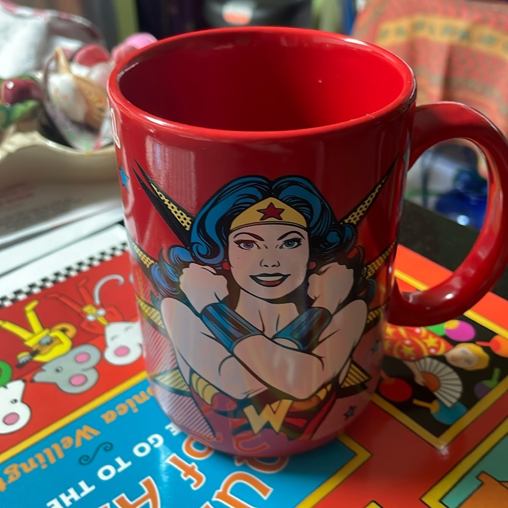 Large Wonder Woman Coffee Mug.